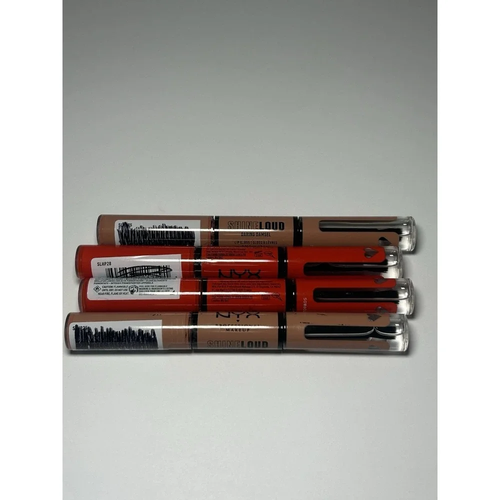 4‎ ~ NYX Shine Loud High Shine Long-Lasting Liquid Lipstick ~